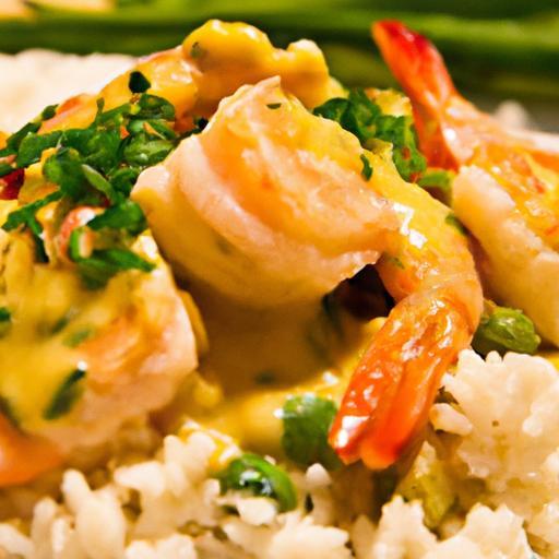 Tropical Delight: Crafting Coconut Curry Shrimp with Rice