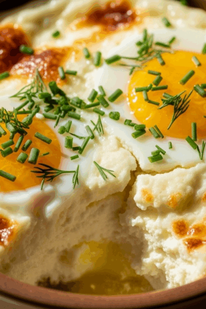 Baked Cottage Cheese Eggs