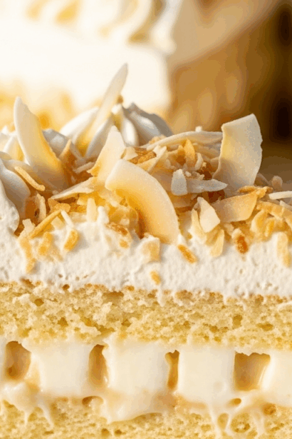 Coconut Cream Poke Cake