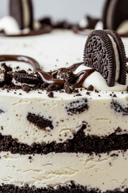 Cookies and Cream Ice Cream Cake