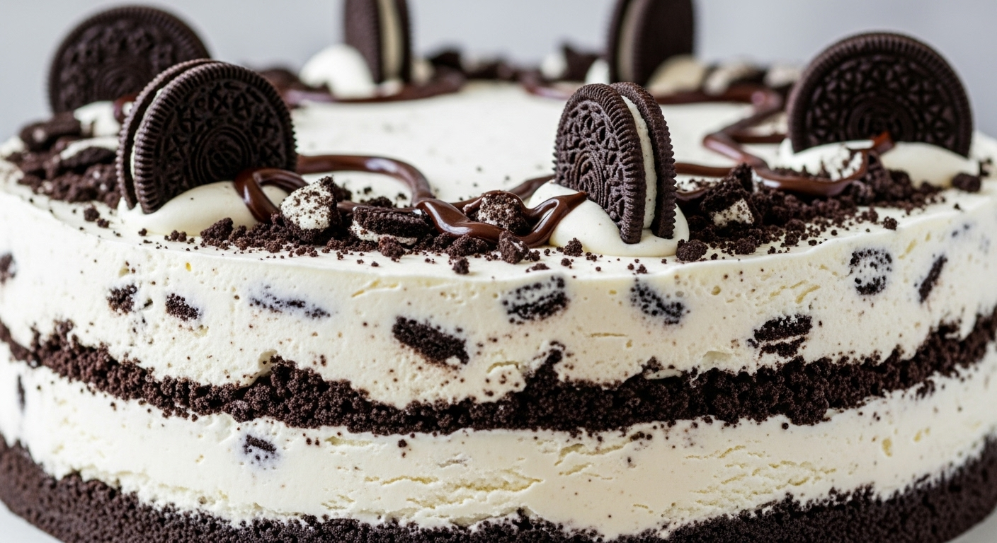 Cookies and Cream Ice Cream Cake