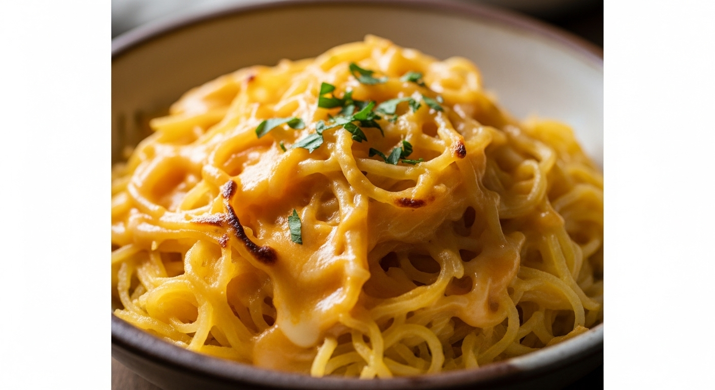 Spaghetti Squash Mac & Cheese