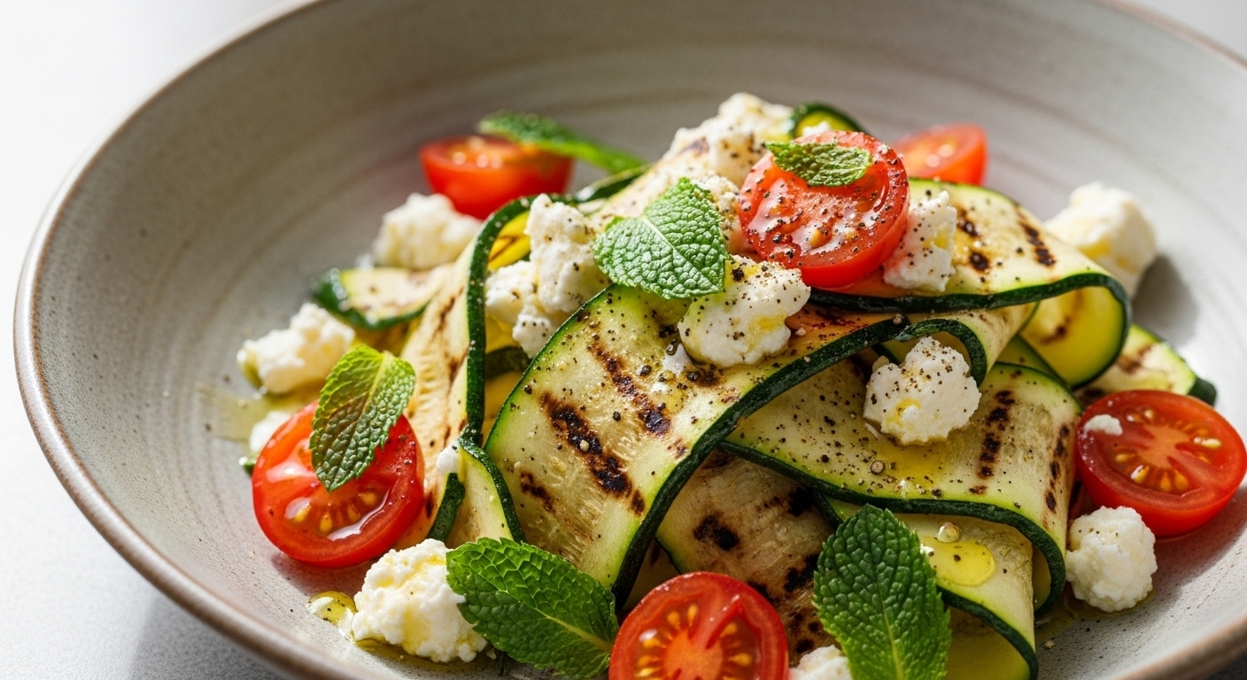 Grilled Zucchini Salad