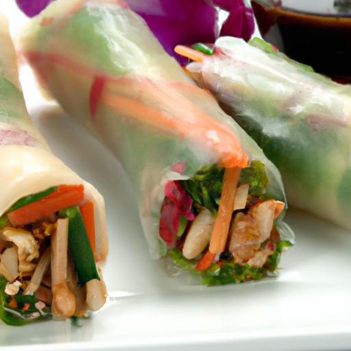 Crisp & Colorful: A Guide to Fresh Veggie spring rolls