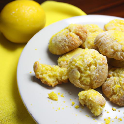 Zesty Lemon Crinkle Cookies: A Delight from Herbs & Flour