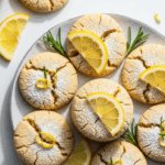 Zesty Lemon Shortbread Cookies