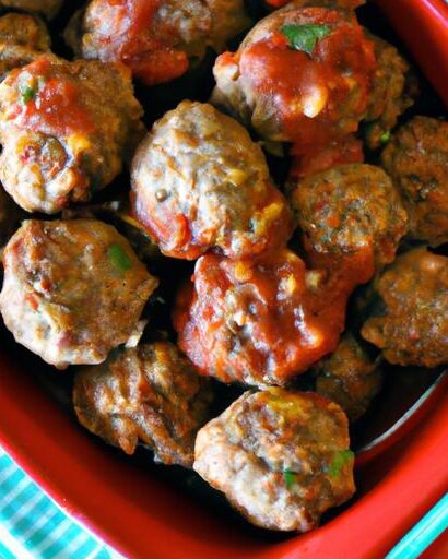 Easy Baked Meatballs: The Ultimate Simple Party Snack