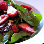 Fresh & Flavorful: Spinach Strawberry Salad with Balsamic Twist