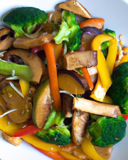 Savor Seitan Stir-Fry: A Flavorful Veggie-Packed Delight