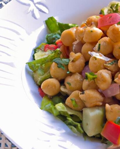 Mediterranean Chickpea Salad: Fresh, Flavorful, and Nutritious
