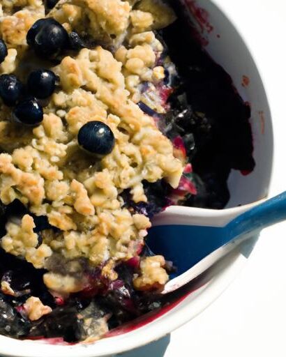 Discover the Magic of Homemade Amazing Blueberry Crisp