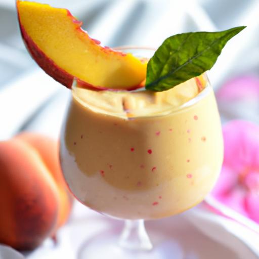 Peach Smoothie Perfection: Creamy, Fresh, and Nutritious!