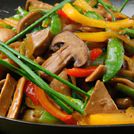Savor Seitan Stir-Fry: A Flavorful Veggie-Packed delight