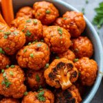 Spicy Buffalo Cauliflower Bites