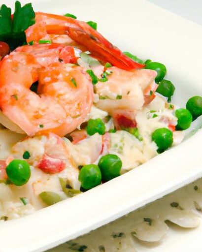 Creamy Shrimp & Peas Risotto: A Flavorful Seafood Delight