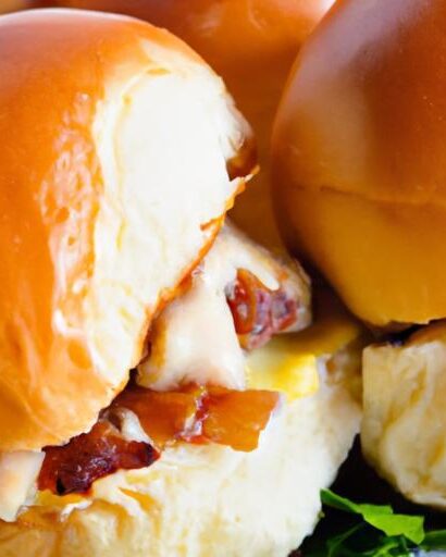 Sweet Sunrise: Hawaiian Roll Breakfast Sliders with Maple Glaze