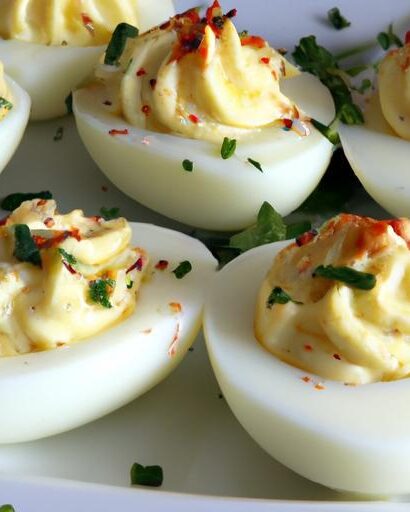 Deviled Eggs Delight: A Classic Recipe with Bold Twists