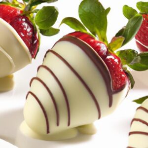 Sweet Delight: The Art of White Chocolate Strawberries
