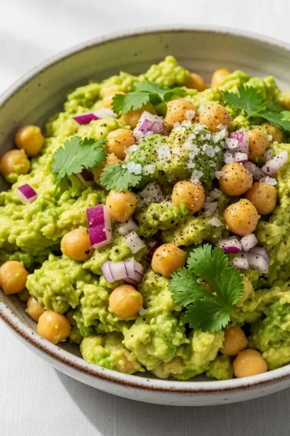 Wholesome Chickpea Avocado Salad: A Creamy Crunch Delight