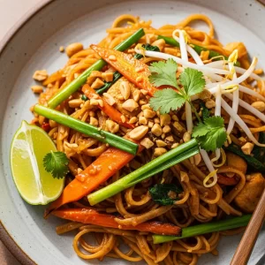 Vibrant Vegan Pad Thai: A Flavorful Plant-Based Delight