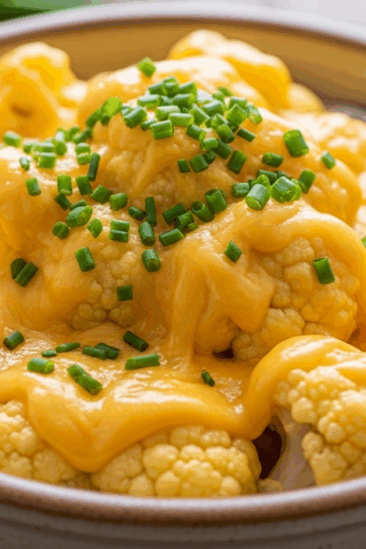 Keto Cauliflower Mac and Cheese