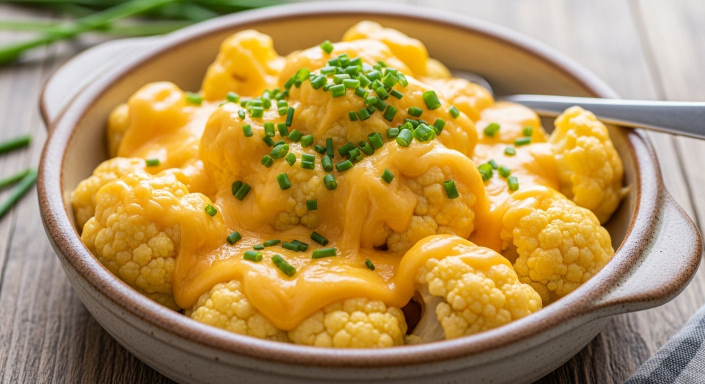 Keto Cauliflower Mac and Cheese