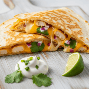 Cheesy Chicken Quesadilla