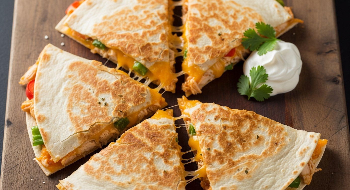 Cheesy Chicken Quesadilla