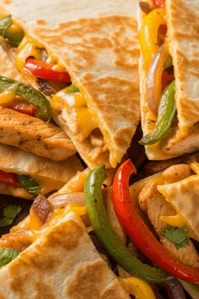 Chicken Fajita Quesadillas