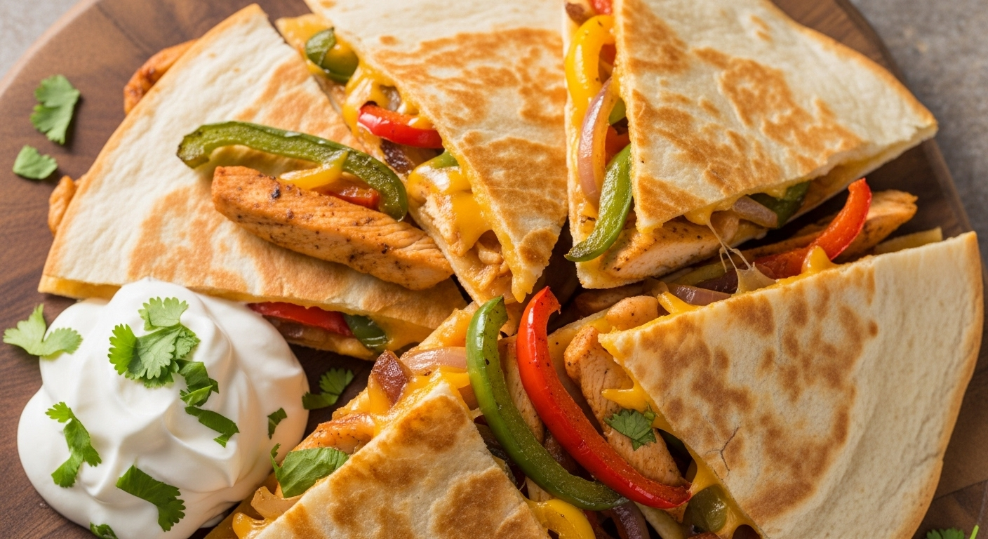 Chicken Fajita Quesadillas