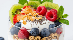 Coconut Yogurt Parfait with Fresh Berries