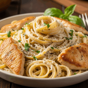 Garlic Parmesan Chicken Pasta