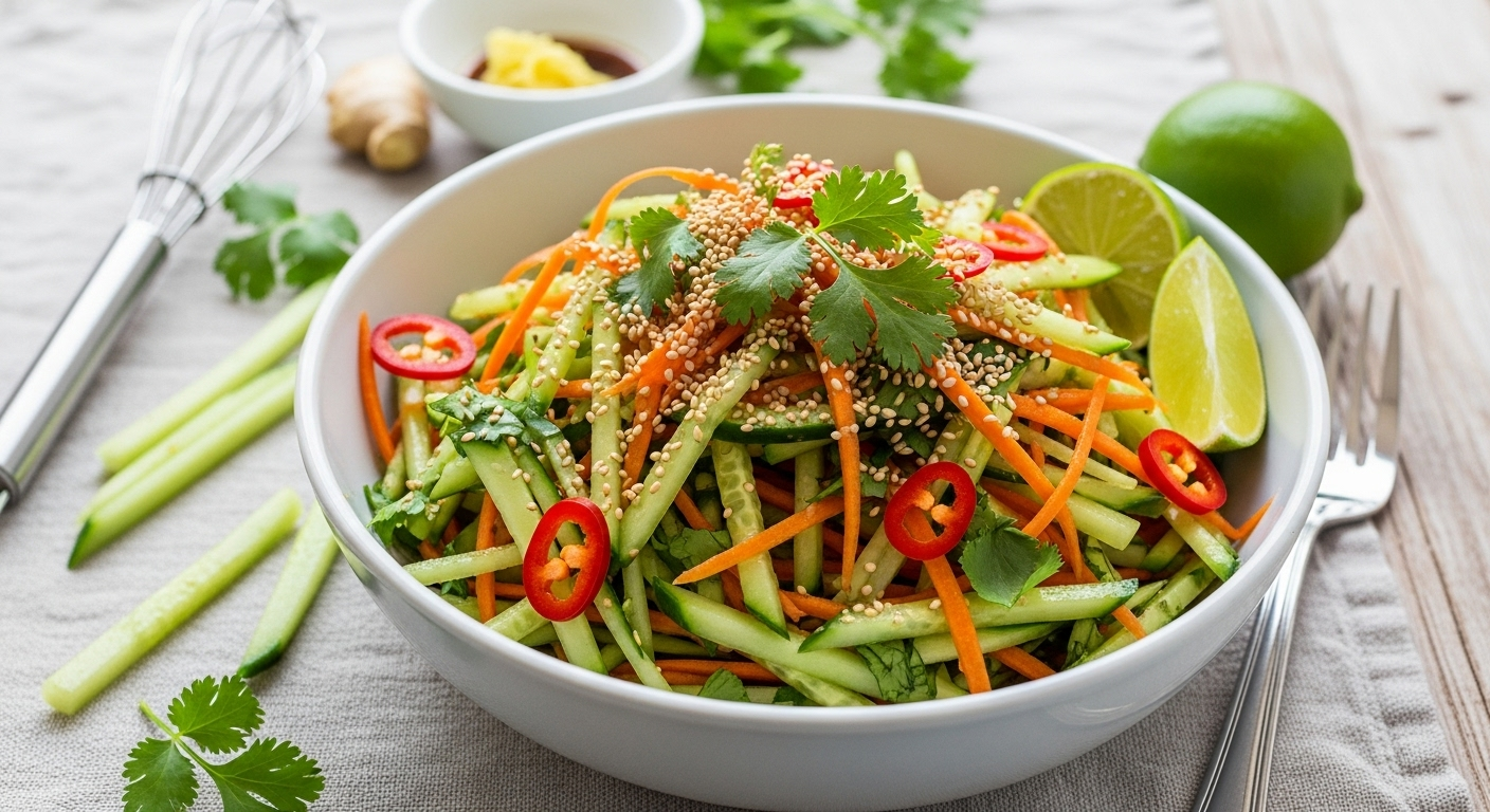 Cucumber Carrot Slaw