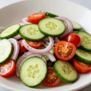 Cucumber Tomato Onion Salad