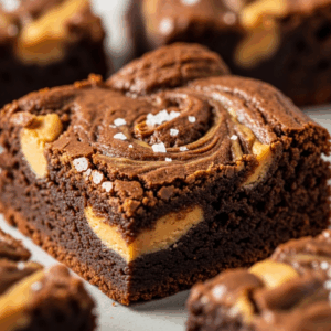 Peanut Butter Swirl Brownies