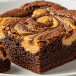 Peanut Butter Swirl Brownies