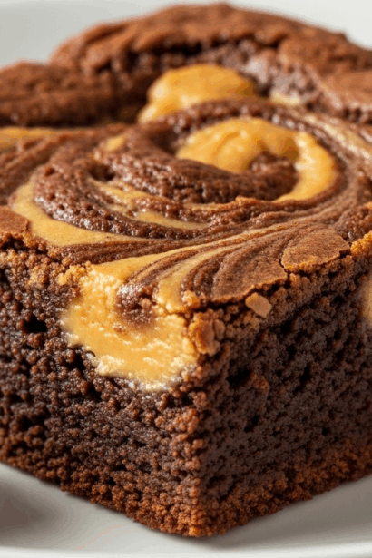 Peanut Butter Swirl Brownies