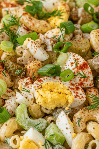 Deviled Egg Pasta Salad