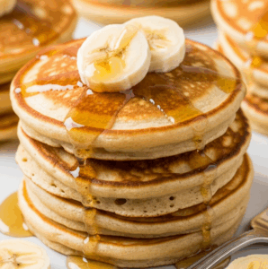 Fluffy Banana Pancakes