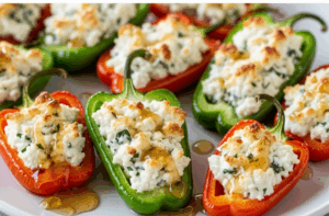 Goat Cheese Stuffed Mini Peppers