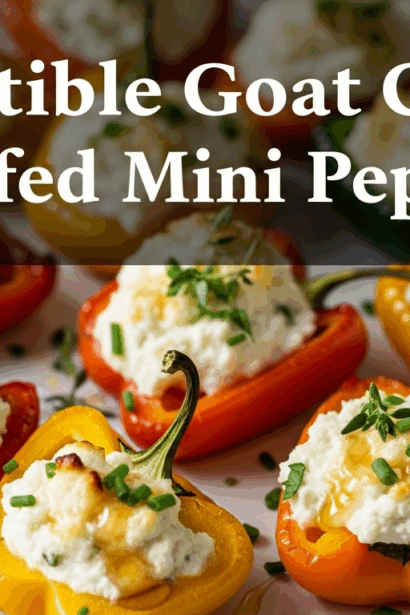 Goat Cheese Stuffed Mini Peppers