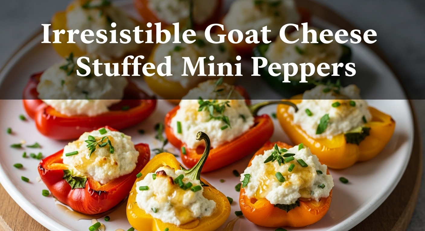Goat Cheese Stuffed Mini Peppers