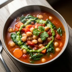 Hearty Garbanzo Bean Soup: Nutritious Comfort in a Bowl