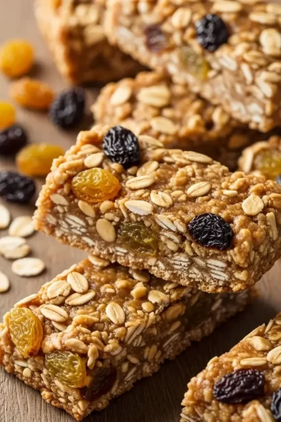 Oatmeal Raisin Energy Bars