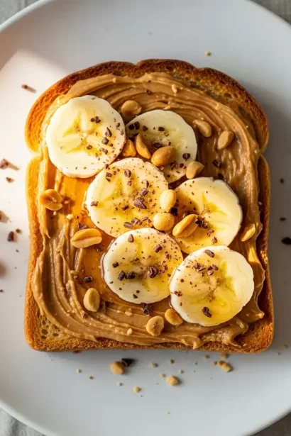 Peanut Butter Banana Toast