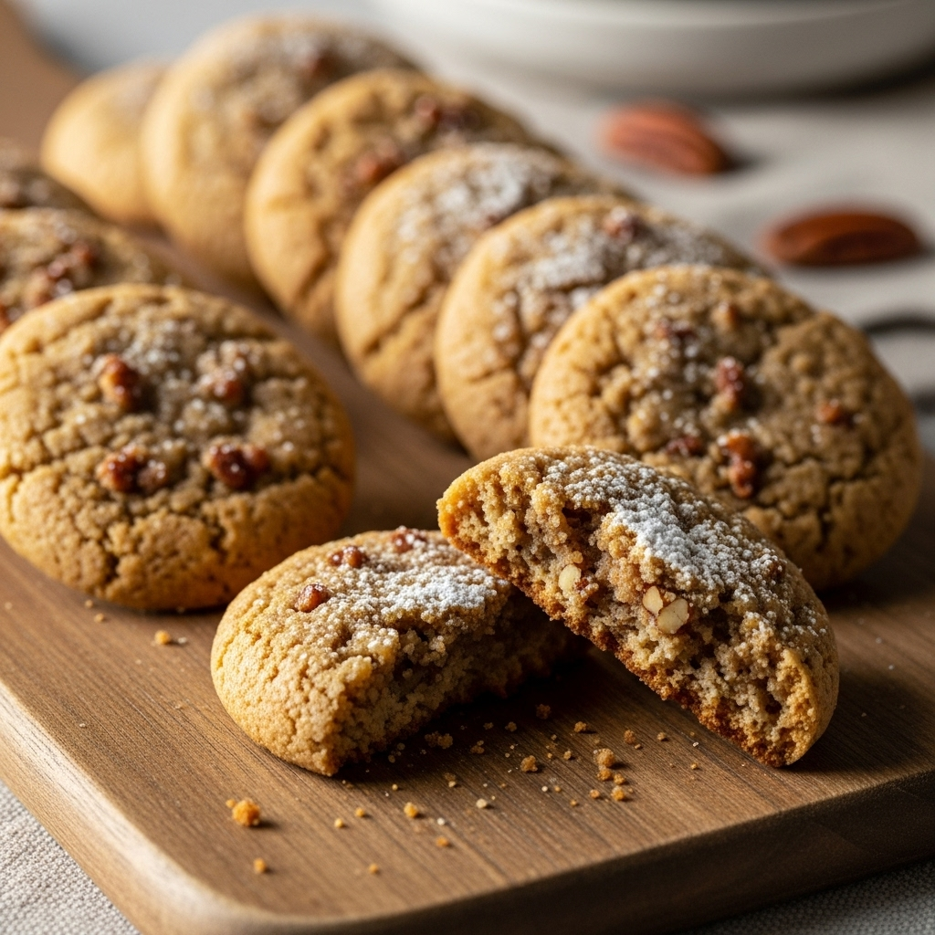 Pecan Shortbread Cookies