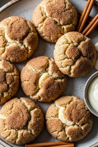 Irresistible Cinnamon Cream Cheese Cookies: A Soft Delight