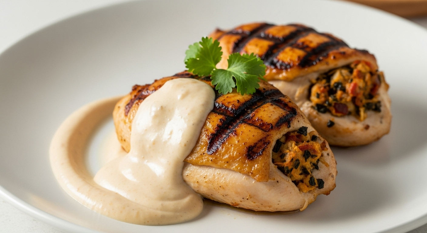 Grilled Stuffed Chicken