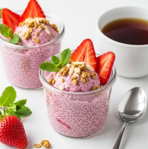 Strawberry Chia Pudding
