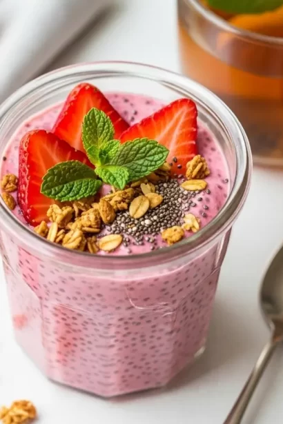 Strawberry Chia Pudding